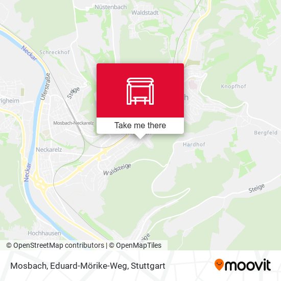 Карта Mosbach, Eduard-Mörike-Weg
