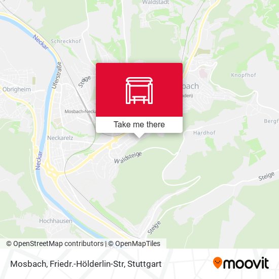 Карта Mosbach, Friedr.-Hölderlin-Str