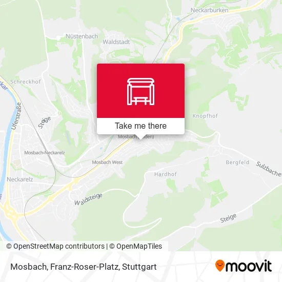 Карта Mosbach, Franz-Roser-Platz