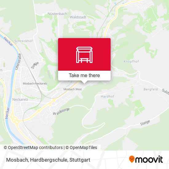Mosbach, Hardbergschule map
