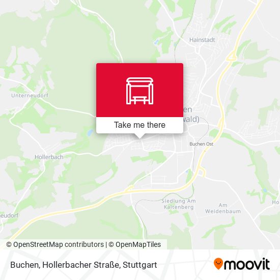 Buchen, Hollerbacher Straße map