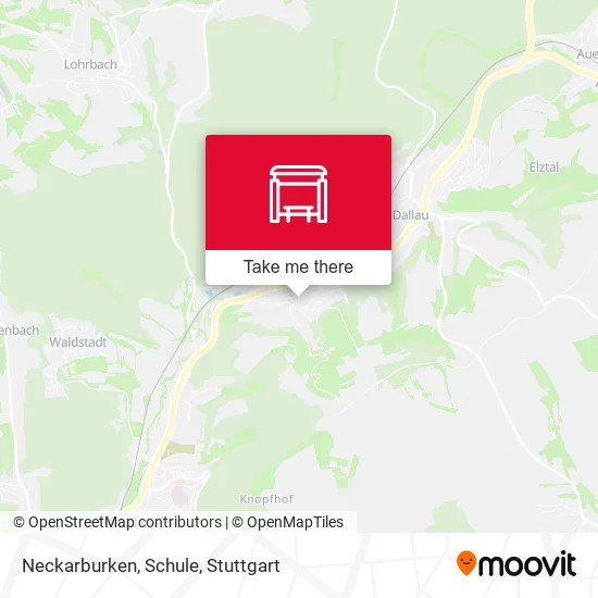 Карта Neckarburken, Schule