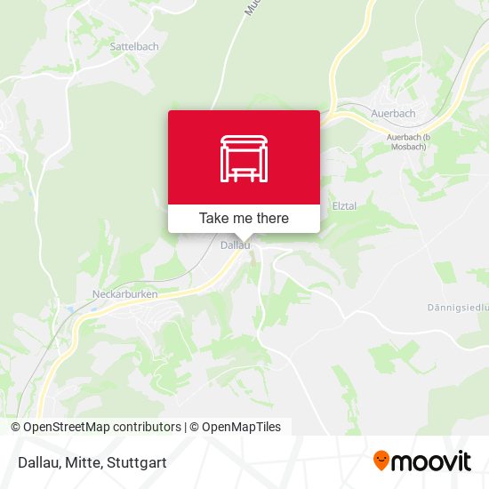 Карта Dallau, Mitte