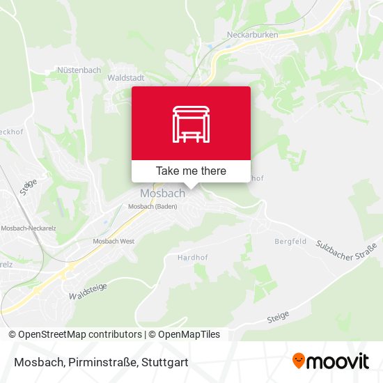 Карта Mosbach, Pirminstraße