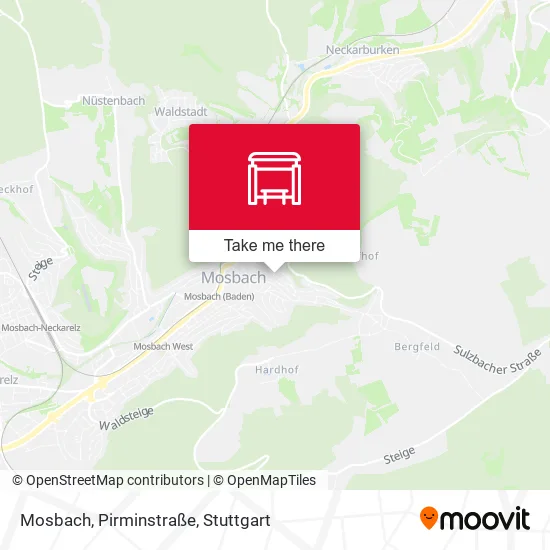 Карта Mosbach, Pirminstraße