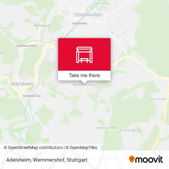 Карта Adelsheim, Wemmershof