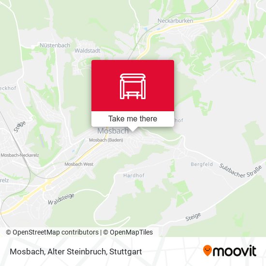 Карта Mosbach, Alter Steinbruch