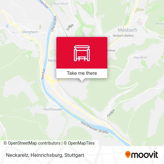 Карта Neckarelz, Heinrichsburg