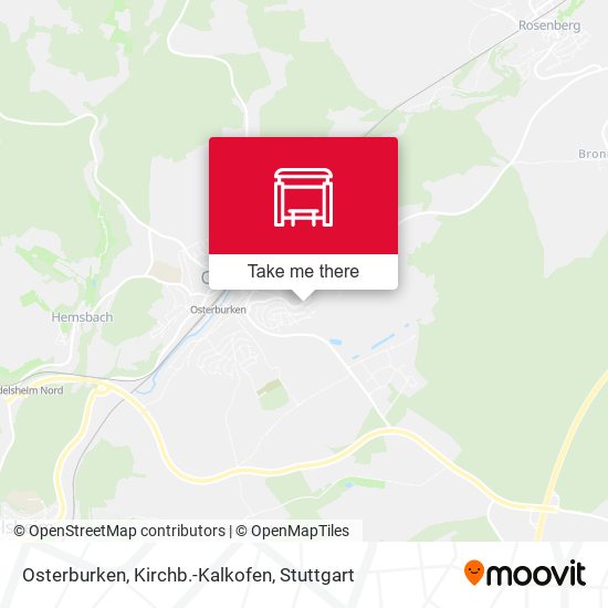 Osterburken, Kirchb.-Kalkofen map