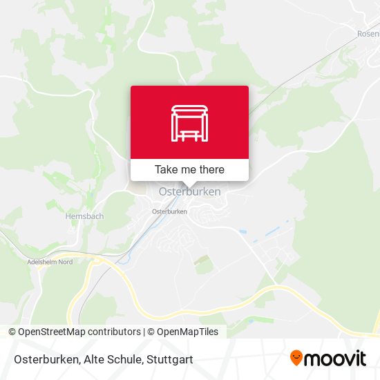 Osterburken, Alte Schule map