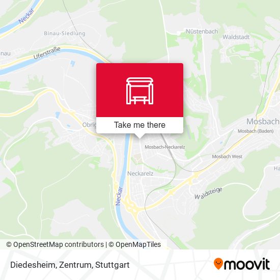 Diedesheim, Zentrum map