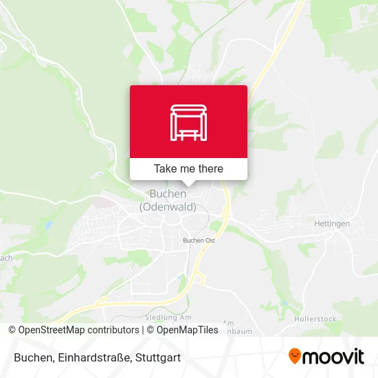 Карта Buchen, Einhardstraße