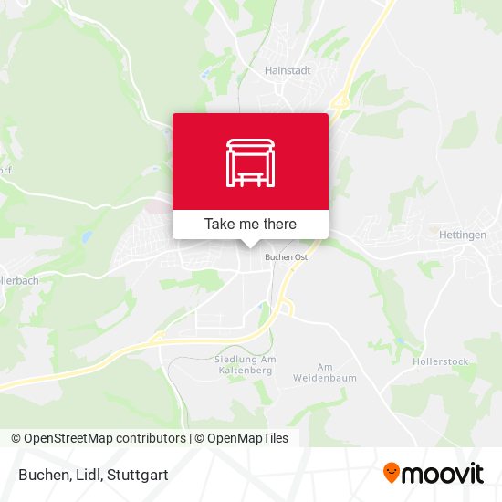 Buchen, Lidl map