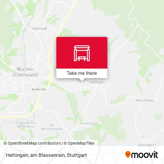 Карта Hettingen,  am Blassenrain