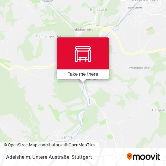 Карта Adelsheim, Untere Austraße
