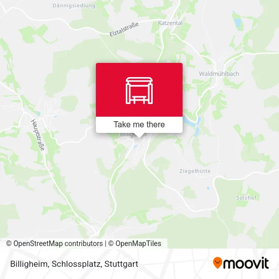 Карта Billigheim, Schlossplatz