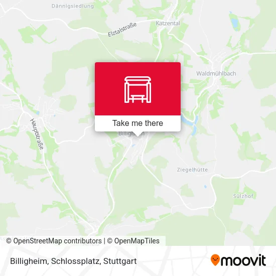 Карта Billigheim, Schlossplatz