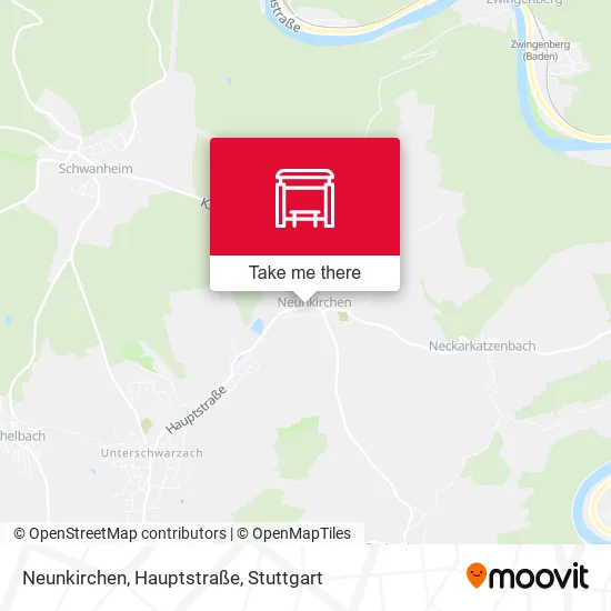 Карта Neunkirchen, Hauptstraße