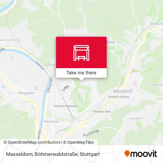 Карта Masseldorn, Böhmerwaldstraße