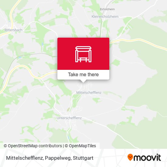 Mittelschefflenz, Pappelweg map