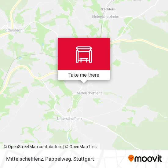 Карта Mittelschefflenz, Pappelweg