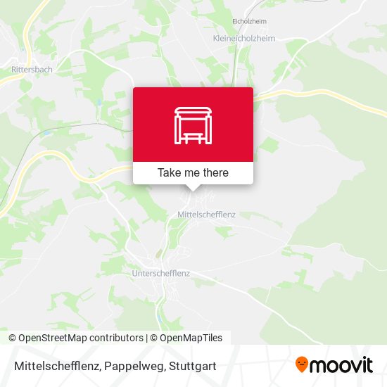 Mittelschefflenz, Pappelweg map