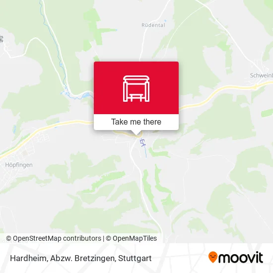 Карта Hardheim, Abzw. Bretzingen