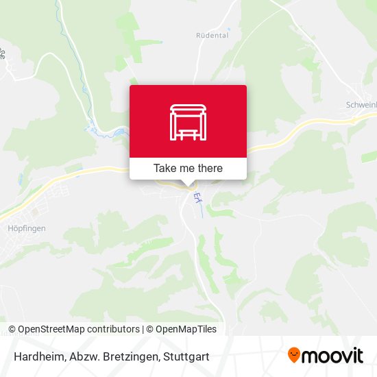 Hardheim, Abzw. Bretzingen map