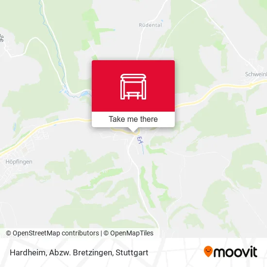 Карта Hardheim, Abzw. Bretzingen