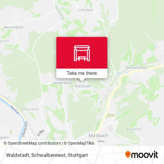 Карта Waldstadt, Schwalbennest