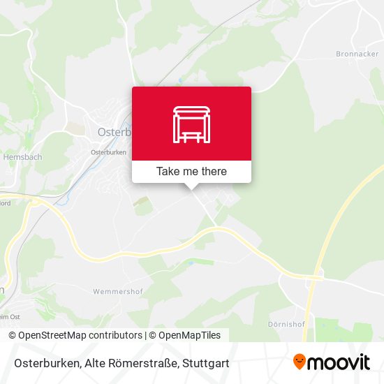 Osterburken, Alte Römerstraße map