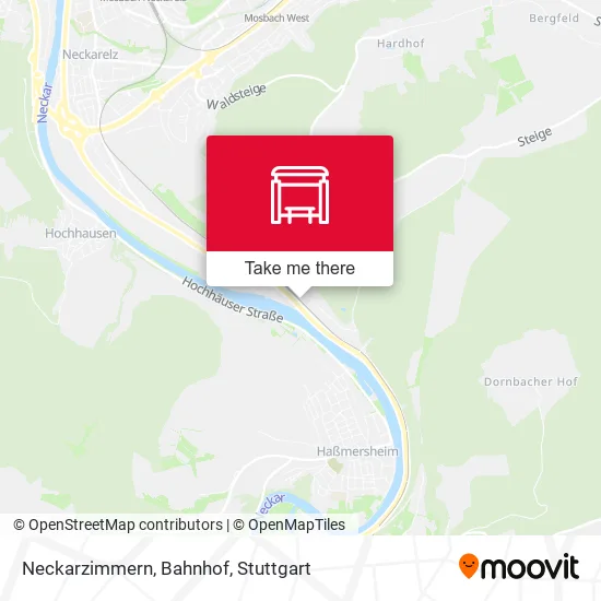 Карта Neckarzimmern, Bahnhof