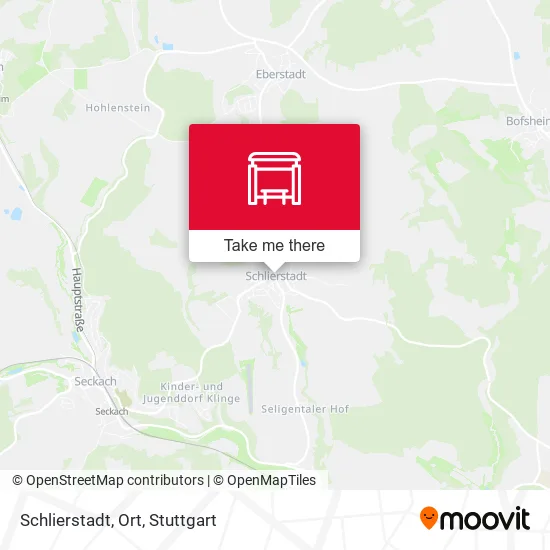 Карта Schlierstadt, Ort