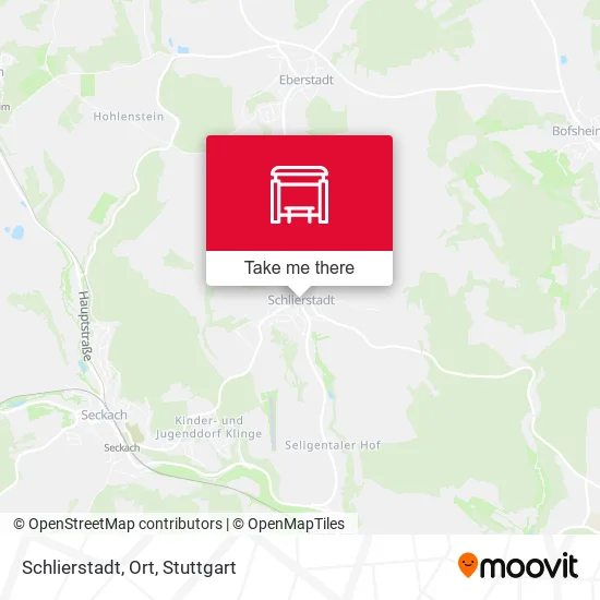Карта Schlierstadt, Ort