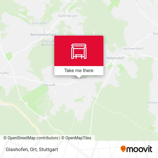 Glashofen, Ort map