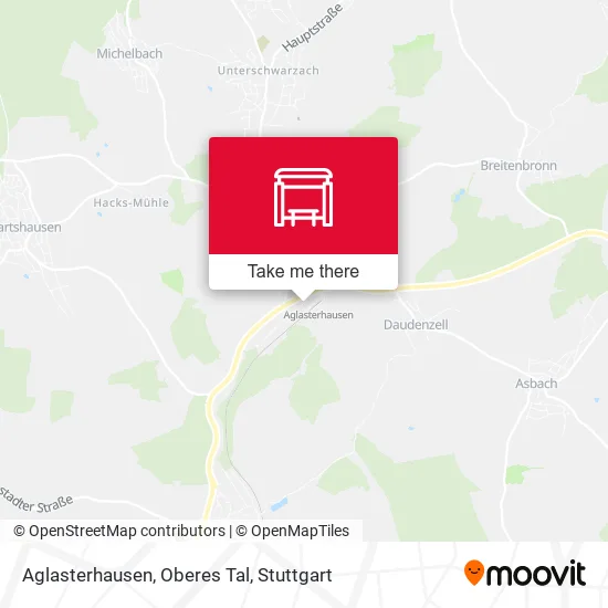 Карта Aglasterhausen, Oberes Tal