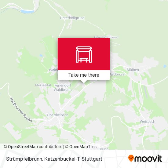 Strümpfelbrunn, Katzenbuckel-T map