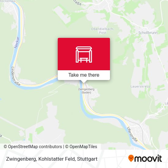 Карта Zwingenberg, Kohlstatter Feld