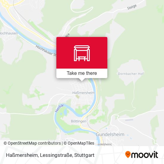 Карта Haßmersheim, Lessingstraße