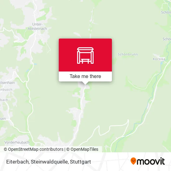 Карта Eiterbach, Steinwaldquelle