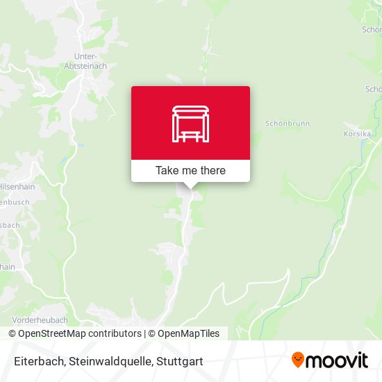 Eiterbach, Steinwaldquelle map