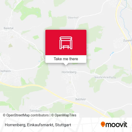 Карта Horrenberg, Einkaufsmarkt