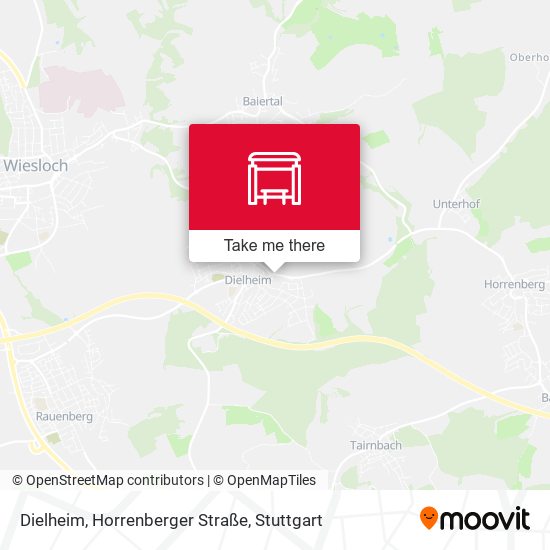 Dielheim, Horrenberger Straße map