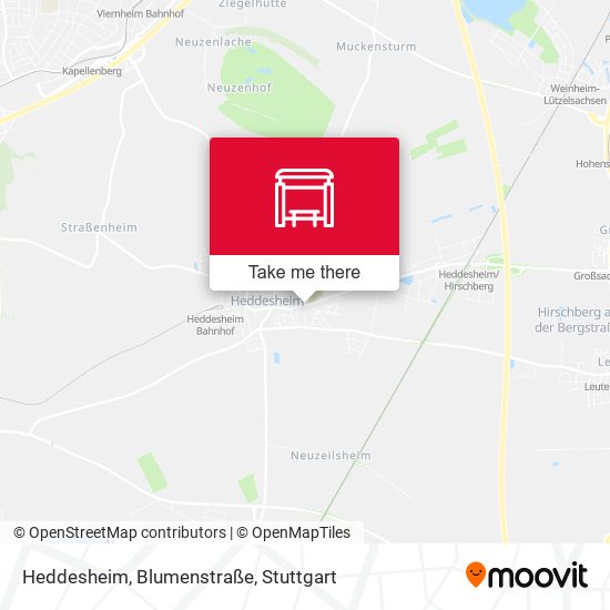 Heddesheim, Blumenstraße map
