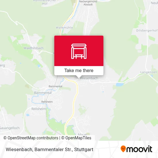 Wiesenbach, Bammentaler Str. map