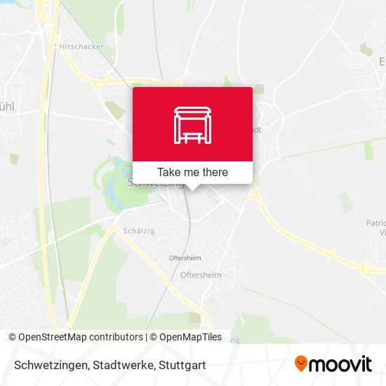 Карта Schwetzingen, Stadtwerke