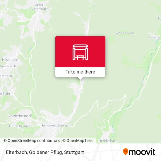 Карта Eiterbach, Goldener Pflug