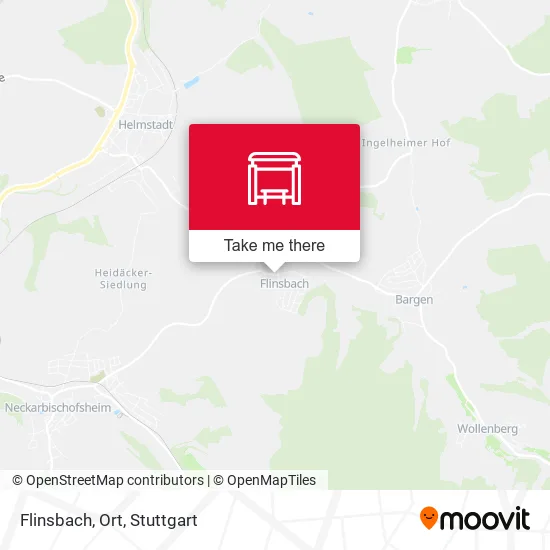Карта Flinsbach, Ort
