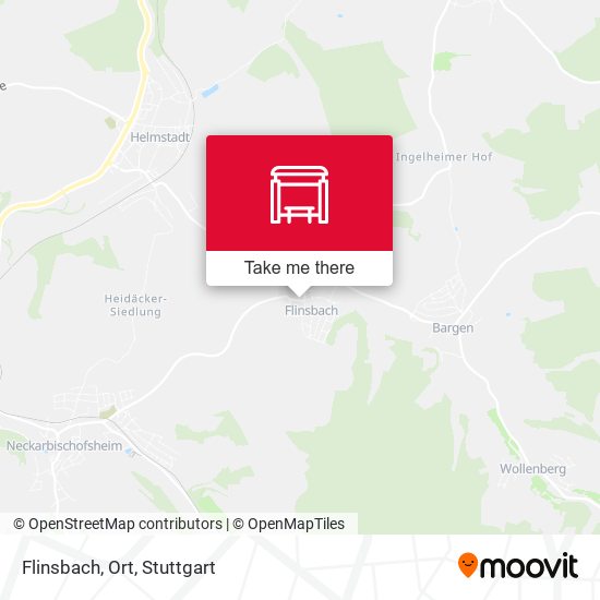 Карта Flinsbach, Ort