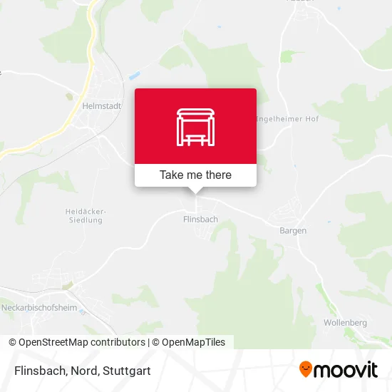 Flinsbach, Nord map